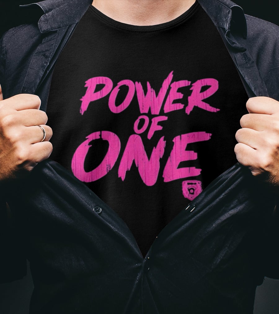 Power Of One Parkside Women's Basketball Pink Bear T-Shirt