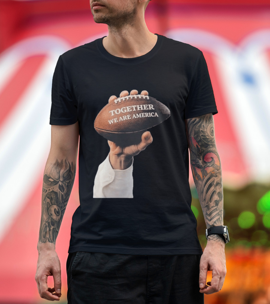 Bad Bunny Together We Are America 2026 Football Collaboration T-Shirt