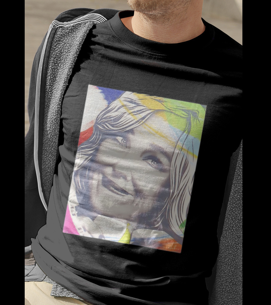 Catherine O'Hara Pop Art Style With Colorful Brushstrokes T-Shirt