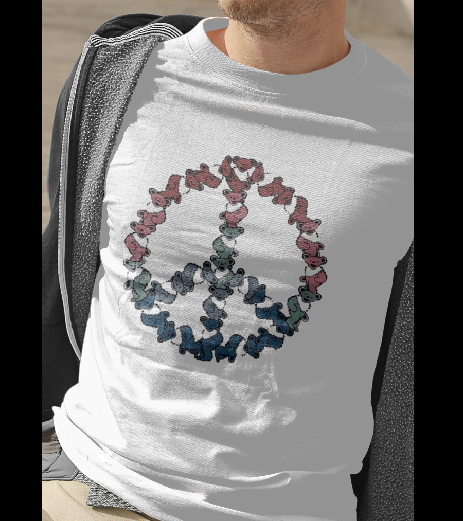 Grateful Dead Dancing Bears Peace T-Shirt