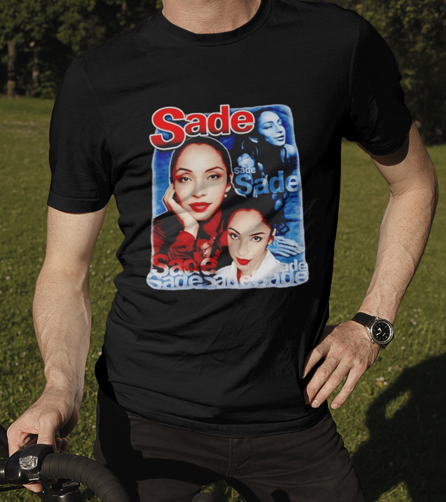 Sade Lovers Rock Tour Vintage Style Collage T-Shirt