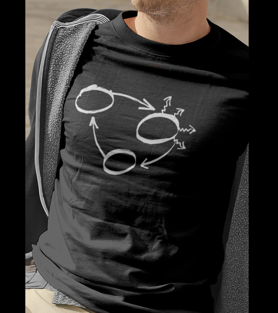 Three Circles Evangelism Diagram Arrows T-Shirt