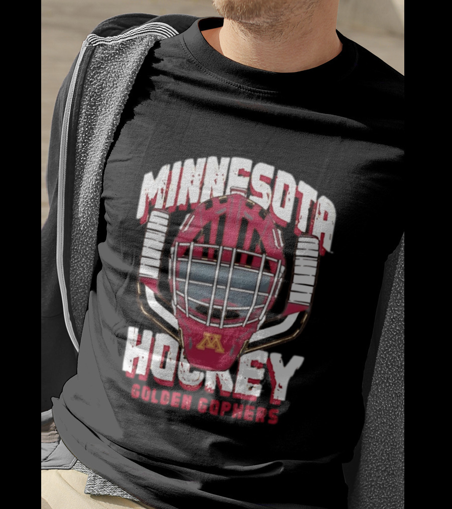 Minnesota Hockey Golden Gophers Mask T-Shirt