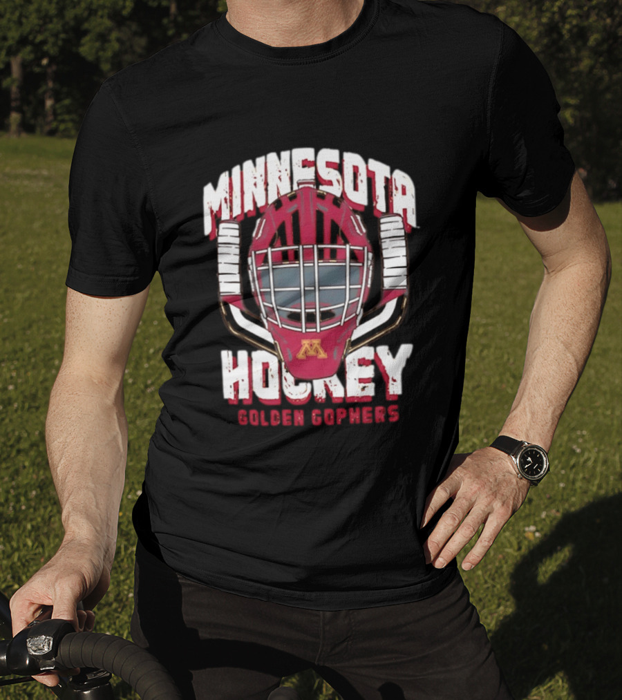 Minnesota Hockey Golden Gophers Mask T-Shirt