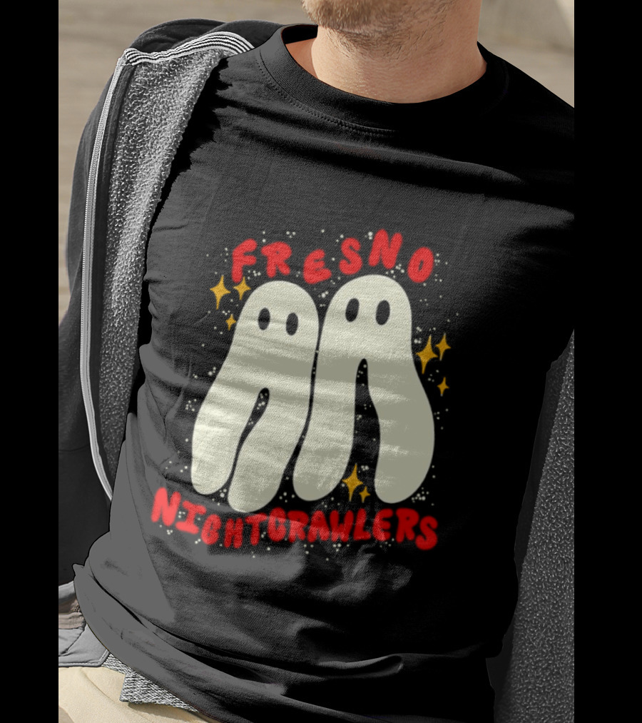 Fresno Nightcrawlers Ghost Legends Bright Starry Spirits T-Shirt