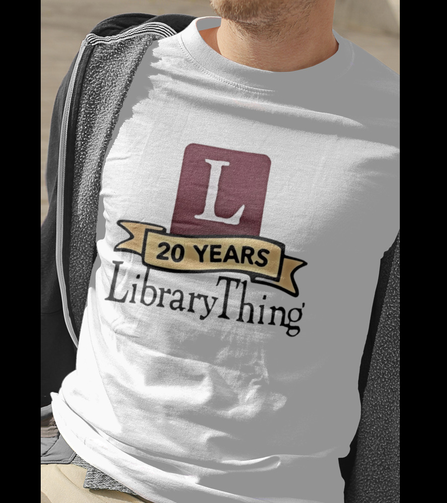 20 Years LibraryThing L Anniversary Celebration T-Shirt