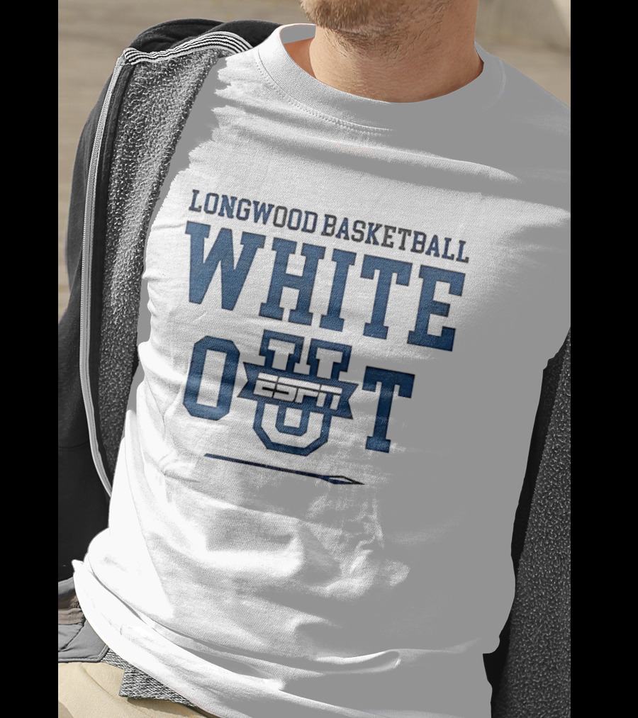 Longwood Basketball White Out ESPN Event T-Shirt