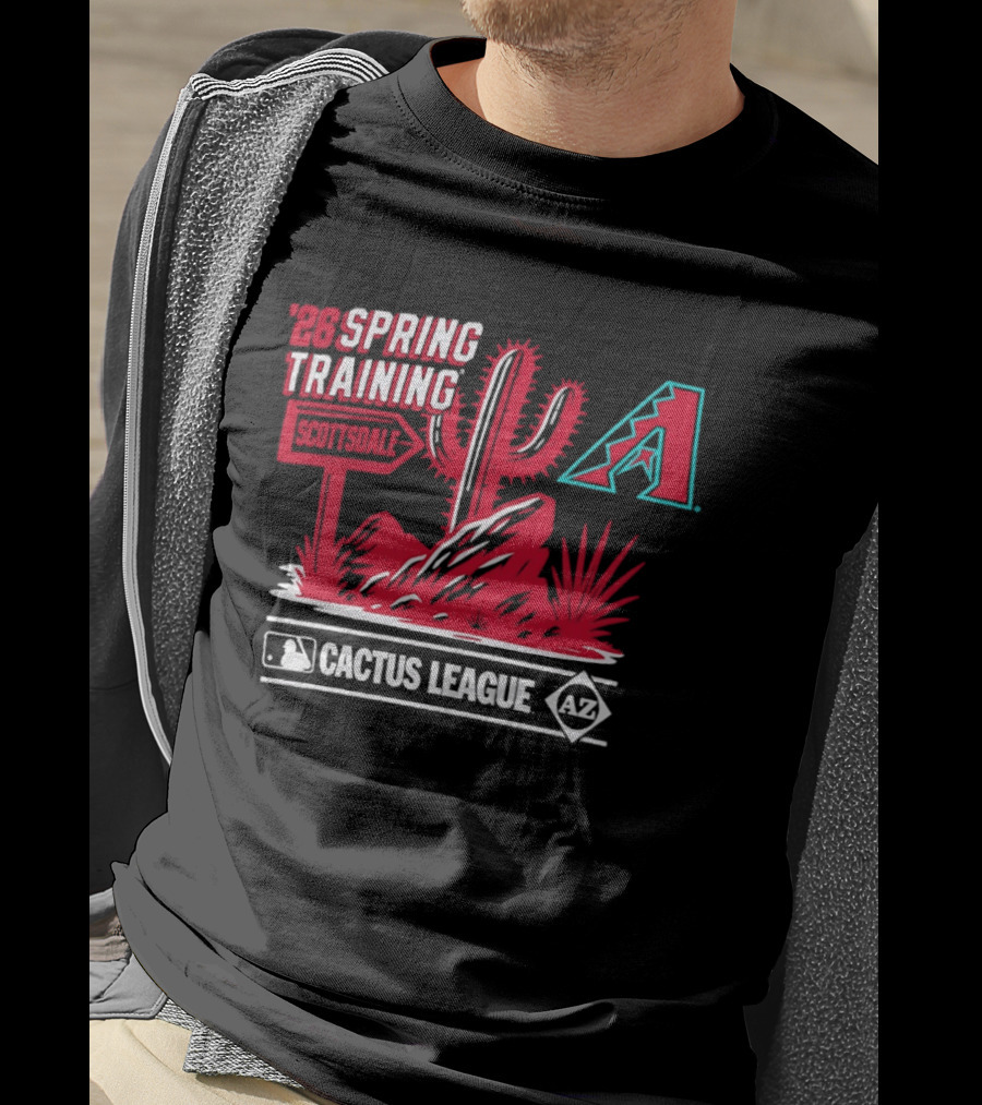 Arizona Diamondbacks 2026 Spring Training Scottsdale Cactus League MLB AZ T-Shirt