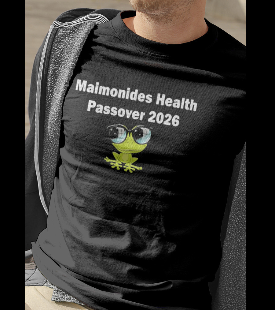 Maimonides Health Passover 2026 Frog T-Shirt