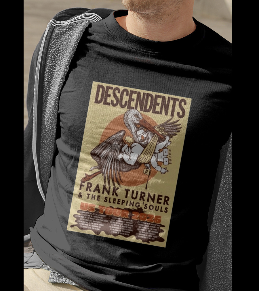 Descendents Frank Turner And The Sleeping Souls US Tour 2026 T-Shirt