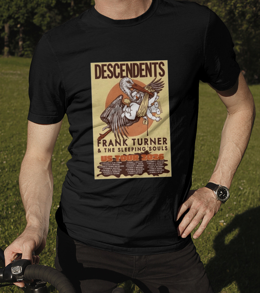 Descendents Frank Turner And The Sleeping Souls US Tour 2026 T-Shirt