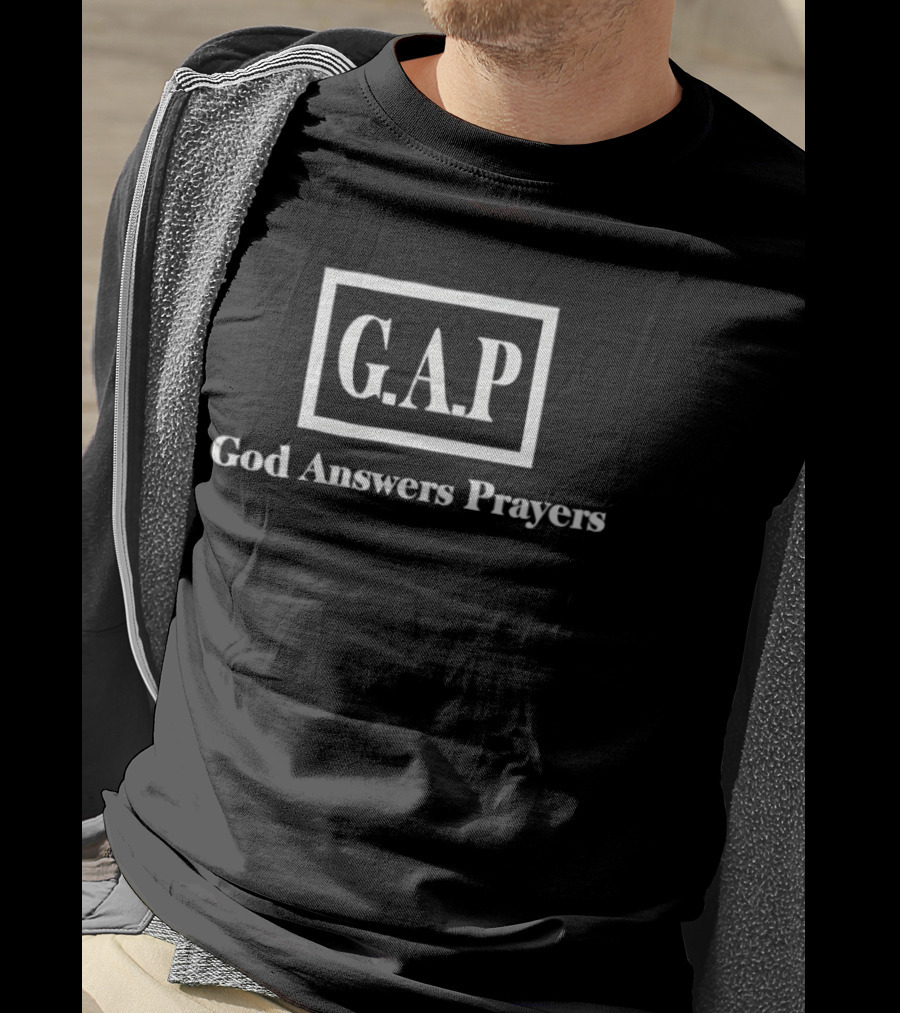GAP God Answers Prayers Inspirational Faith T-Shirt