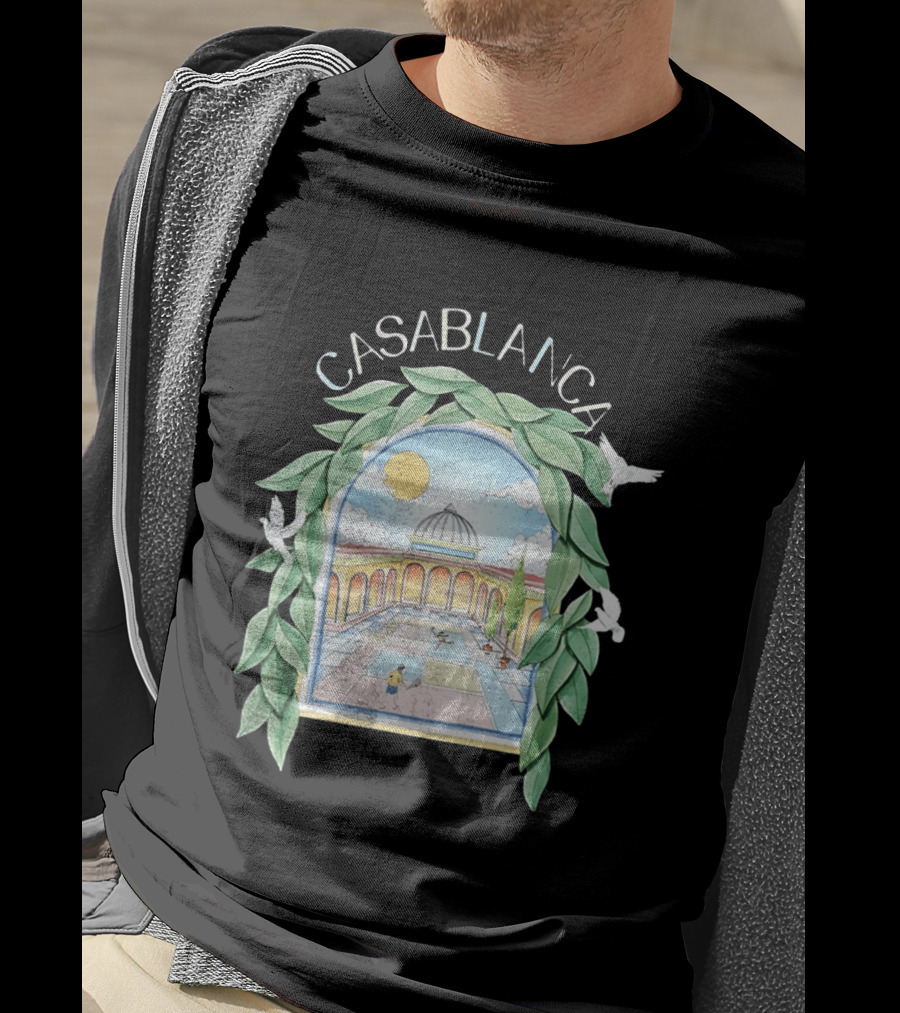 Casablanca L'Arche De Tennis Courtyard T-Shirt