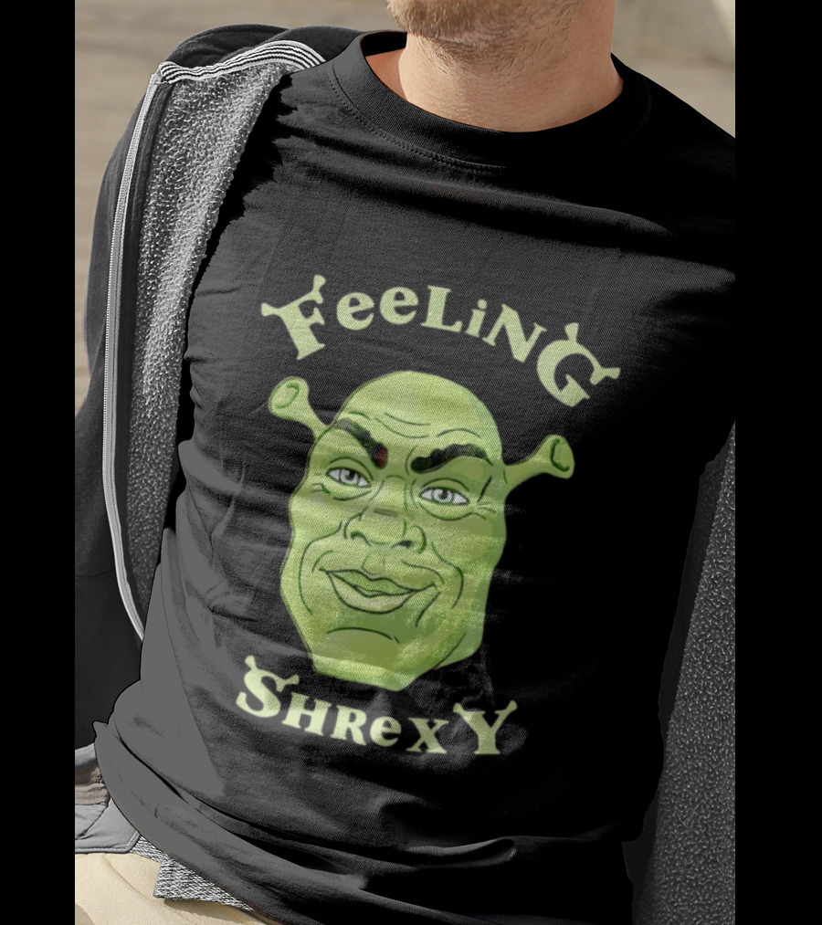 Feeling Shrexy Meme Character Face T-Shirt