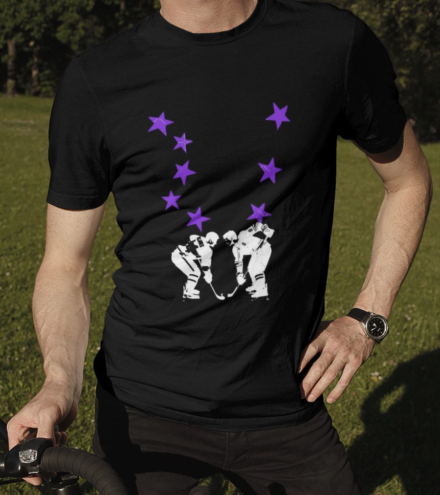 Ilya Rozanov Shane Hollander Rivalry Stars Hockey Romance Players Purple Stars T-Shirt