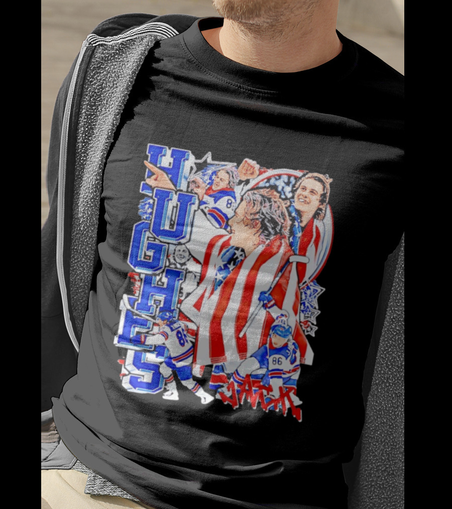 Hughes USA 86 American Hockey Pride T-Shirt