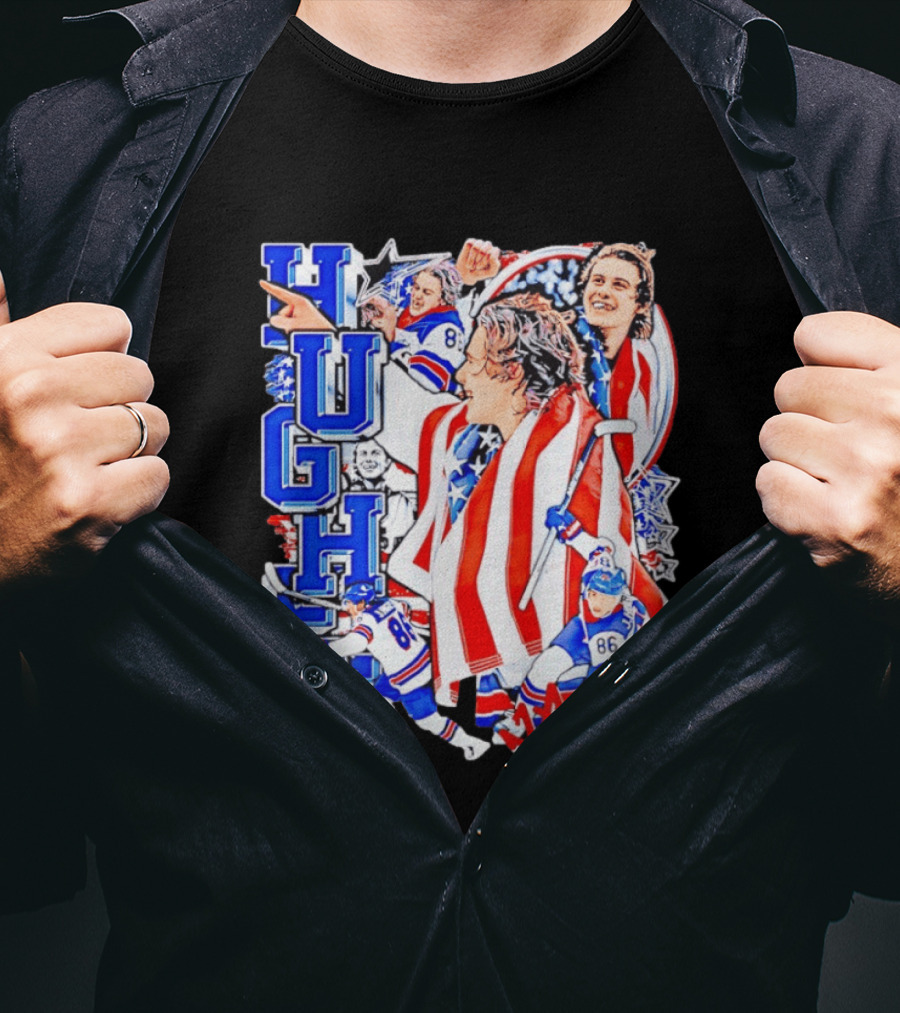 Hughes USA 86 American Hockey Pride T-Shirt