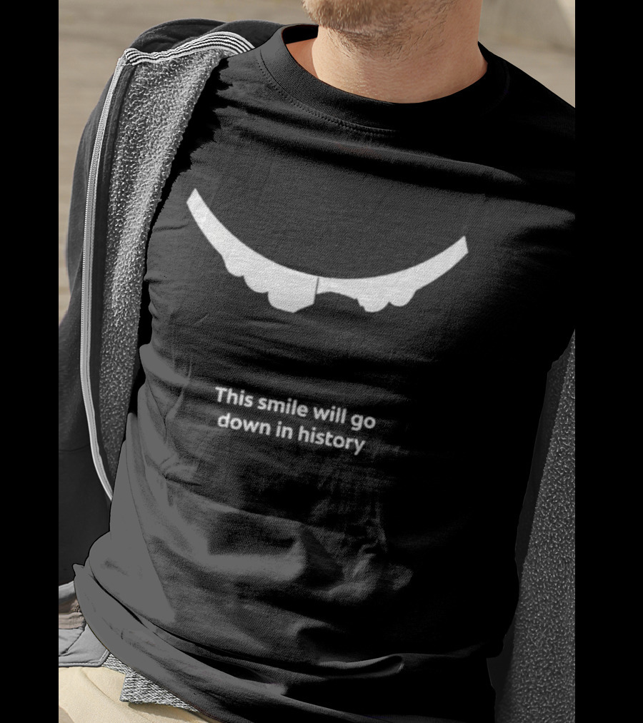 Jack Hughes This Smile Will Go Down In History T-Shirt