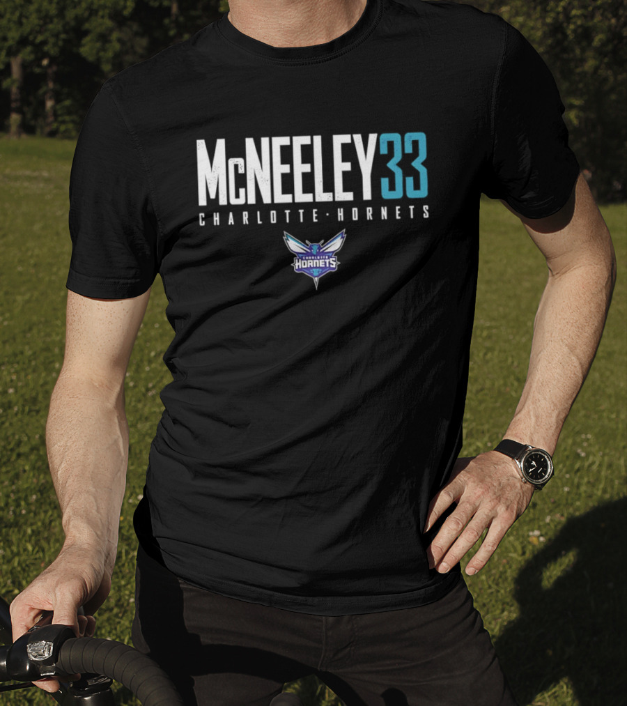 Liam McNeeley 33 Charlotte Hornets Basketball McNeeley 33 T-Shirt