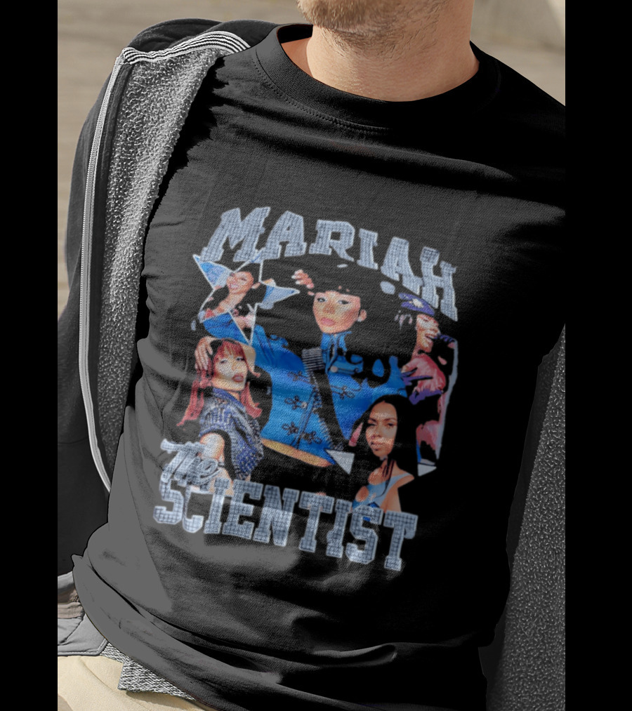 Mariah The Scientist Collage Blue Outfit Fashion T-Shirt