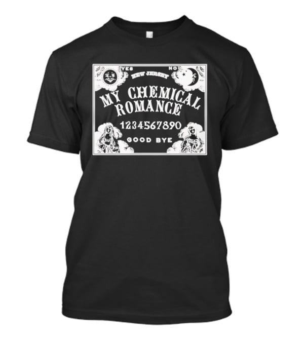 Yes No Spirit Board My Chemical Romance 1234567890 Goodbye T-Shirt