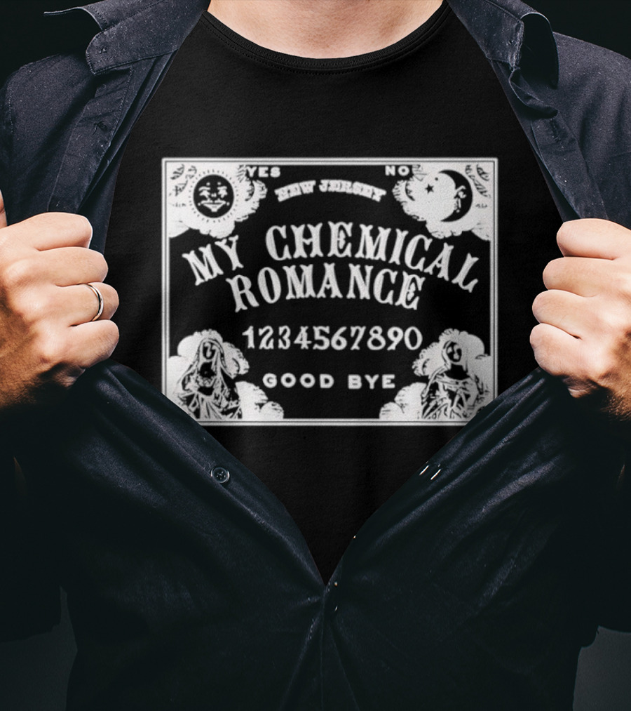 Yes No Spirit Board My Chemical Romance 1234567890 Goodbye T-Shirt
