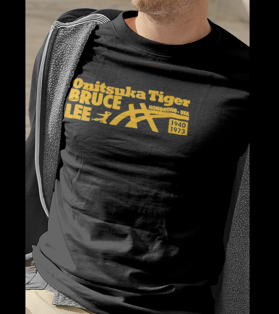 Onitsuka Tiger Bruce Lee Hongkong USA 1940 1973 T-Shirt