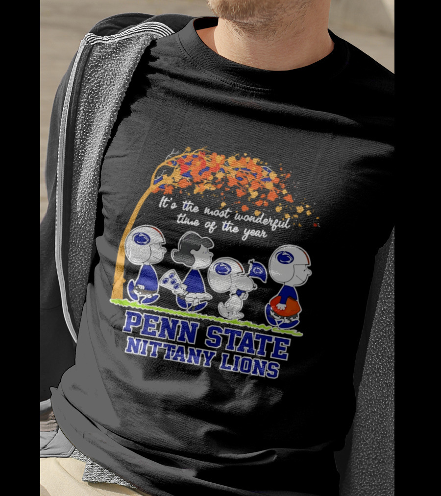 Peanuts It's The Most Wonderful Time Of The Year Penn State Nittany Lions T-Shirt