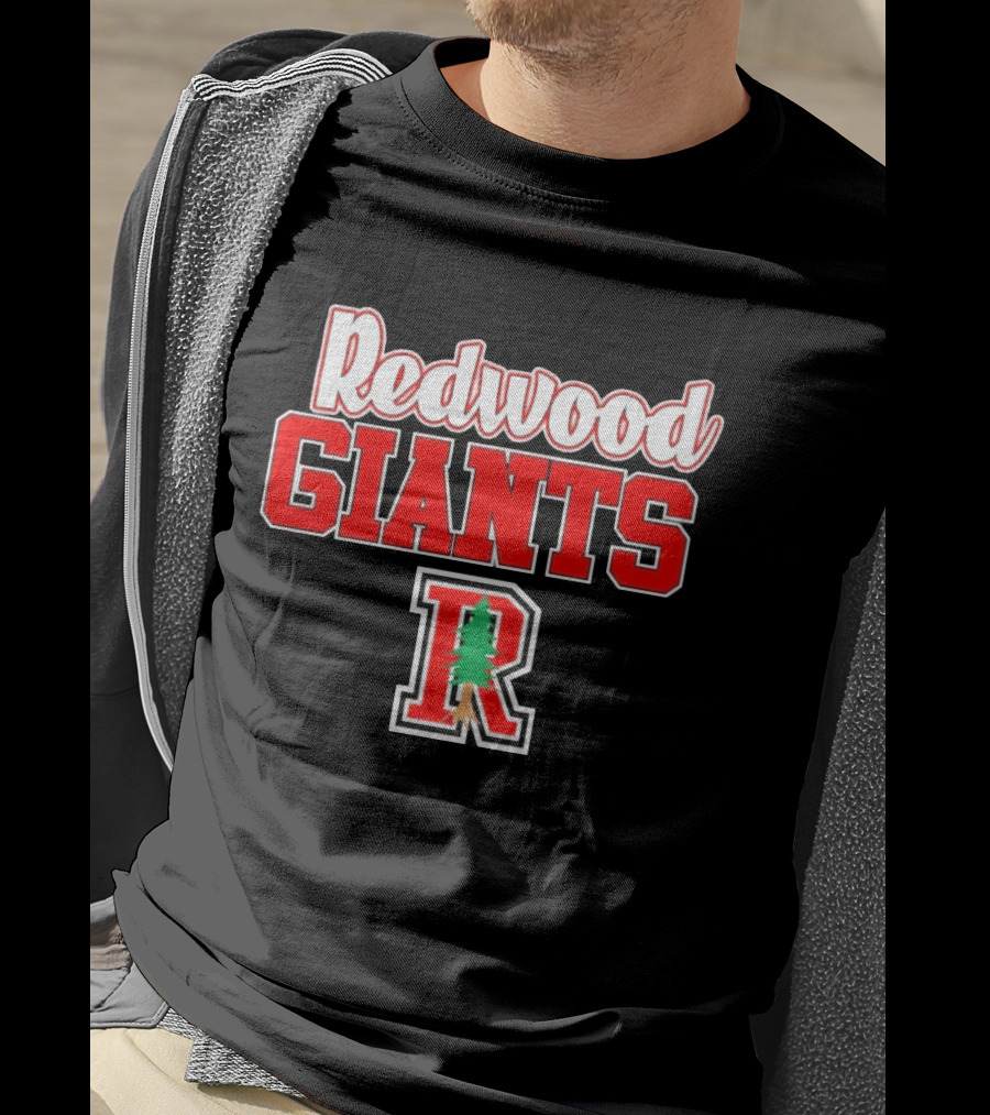 Redwood Giants High School R Tree T-Shirt