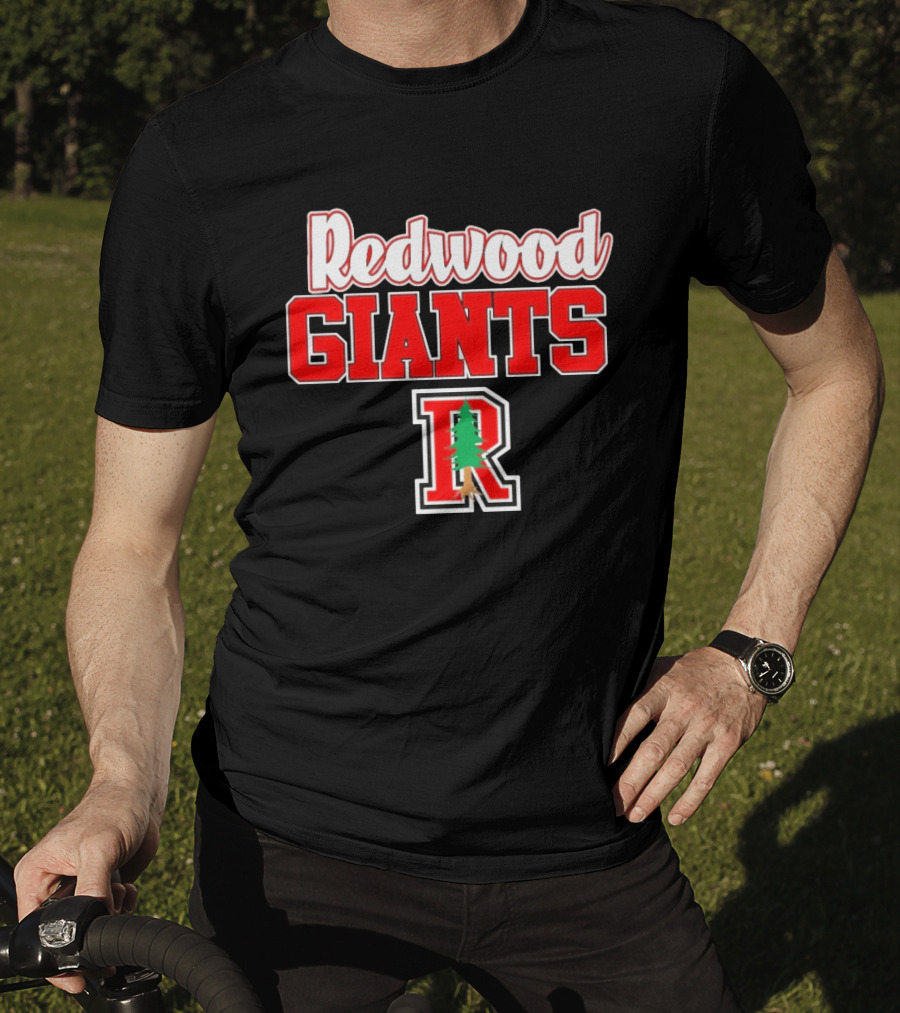 Redwood Giants High School R Tree T-Shirt