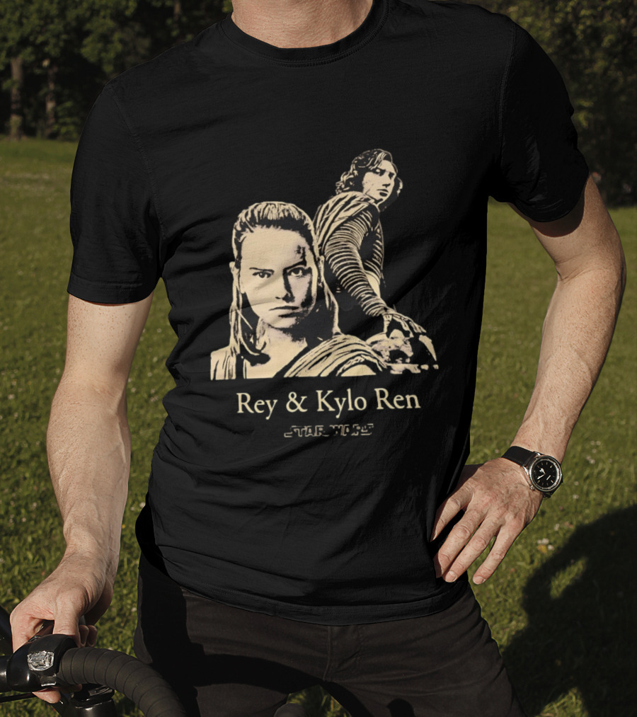 Rey & Kylo Ren Star Wars Characters Epic T-Shirt