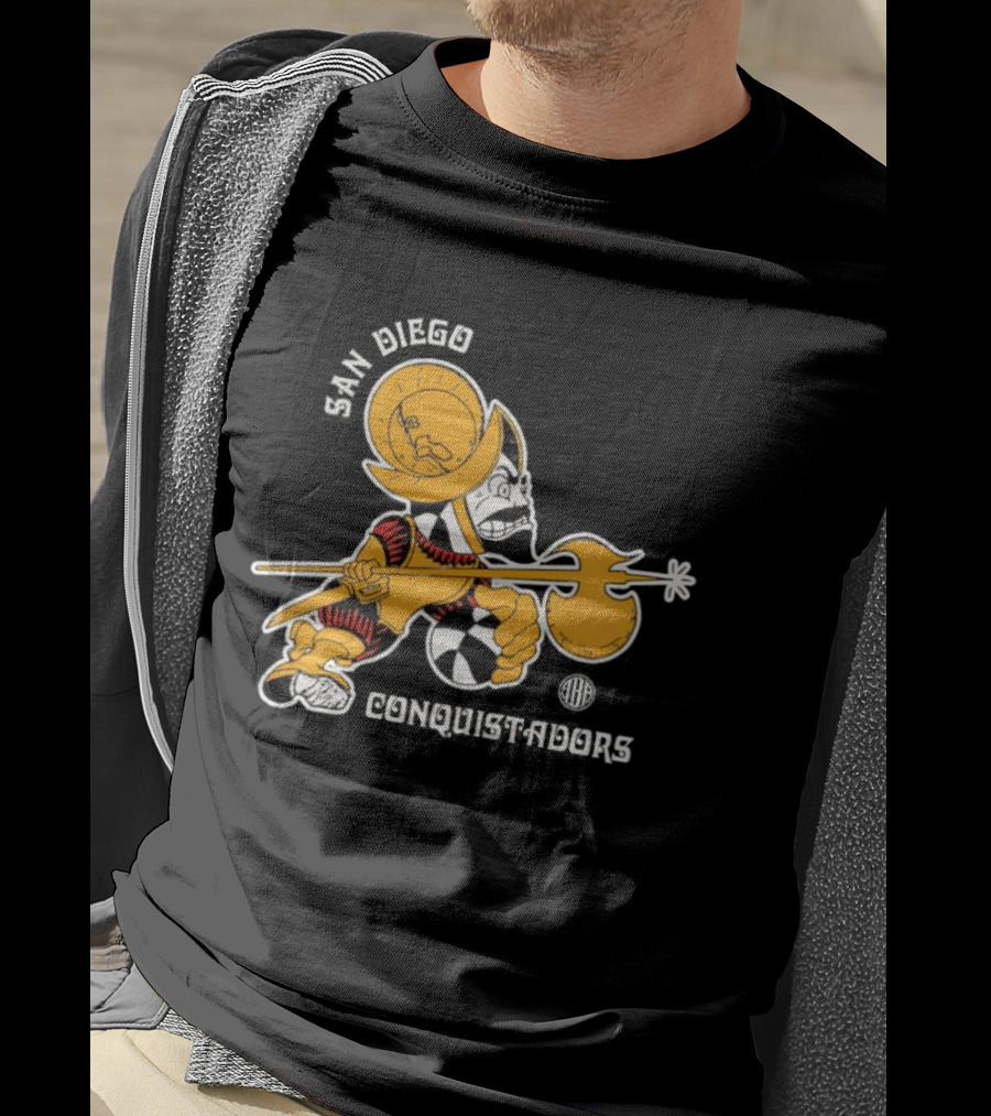 San Diego Conquistadors ABA Retro Basketball Team T-Shirt