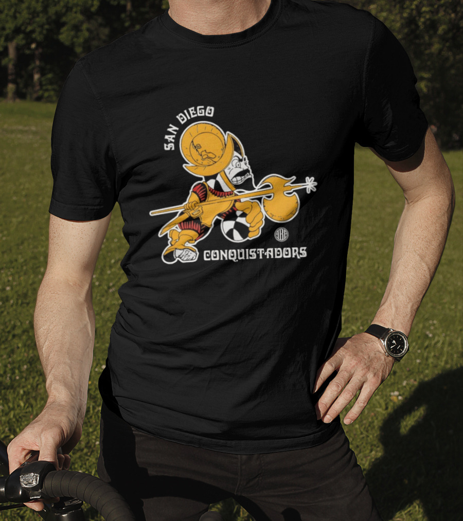 San Diego Conquistadors ABA Retro Basketball Team T-Shirt
