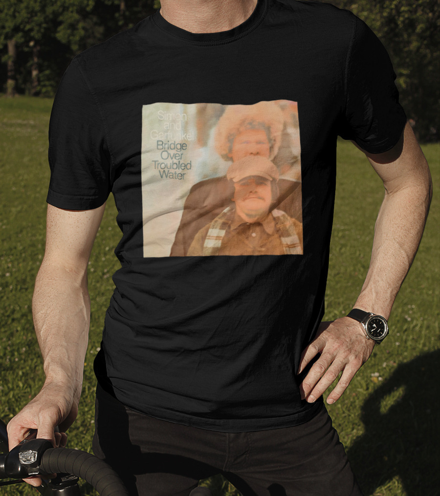 Simon And Garfunkel Bridge Over Troubled Water Album Cover T-Shirt