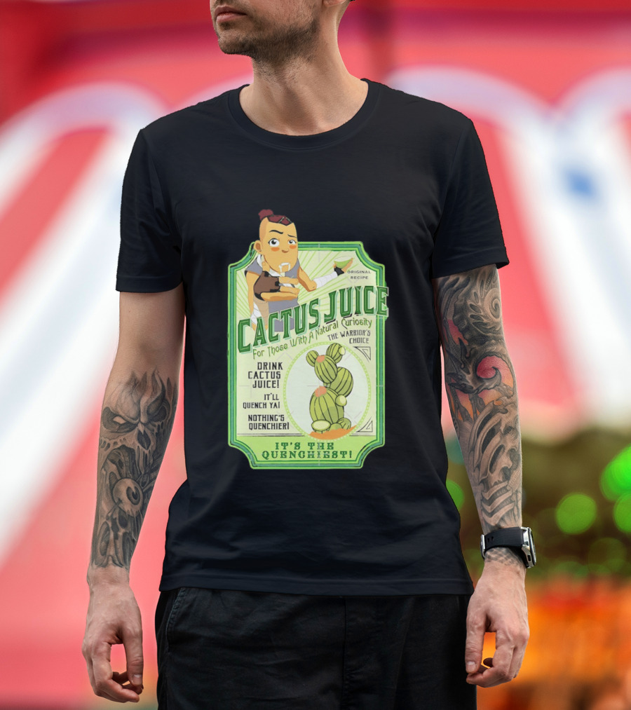 Sokka Cactus Juice It's The Quenchiest The Warrior's Choice Avatar T-Shirt