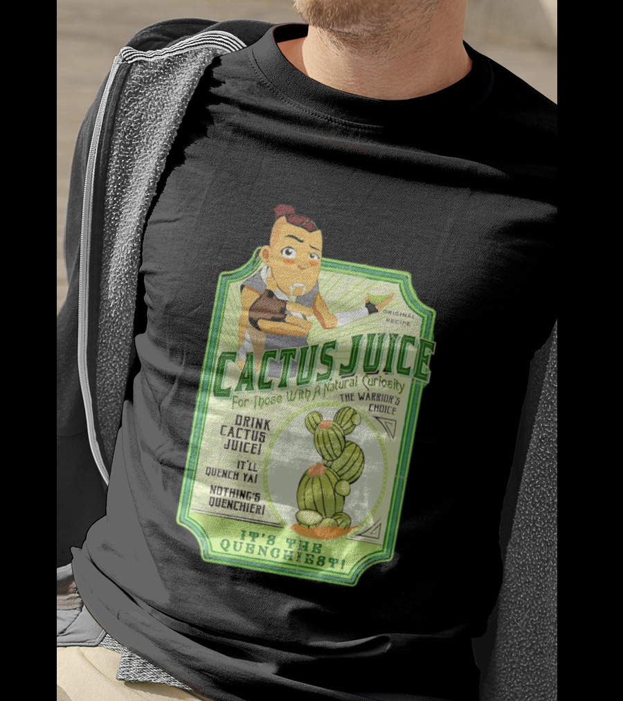 Sokka Cactus Juice It's The Quenchiest The Warrior's Choice Avatar T-Shirt