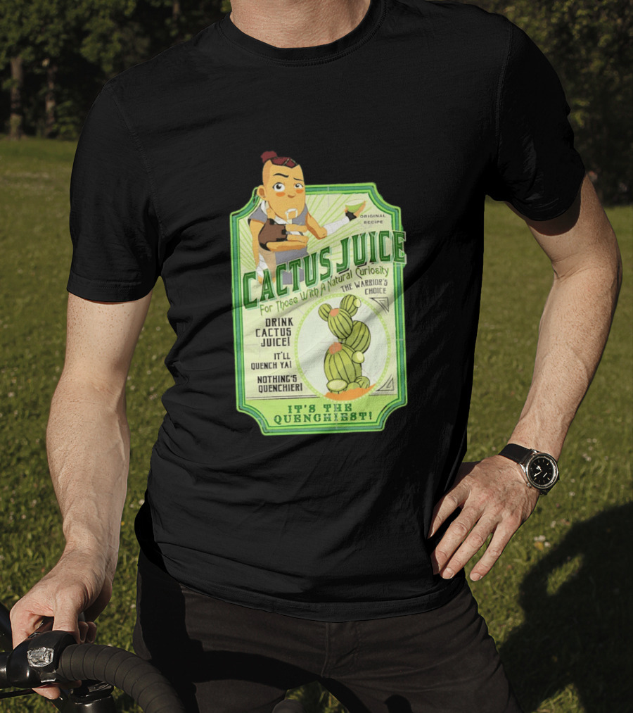 Sokka Cactus Juice It's The Quenchiest The Warrior's Choice Avatar T-Shirt