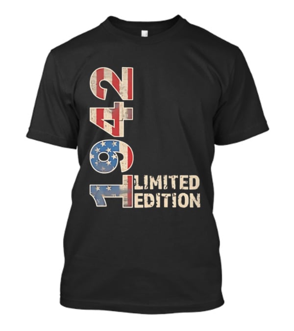 USA 1942 Limited Edition American Flag T-Shirt