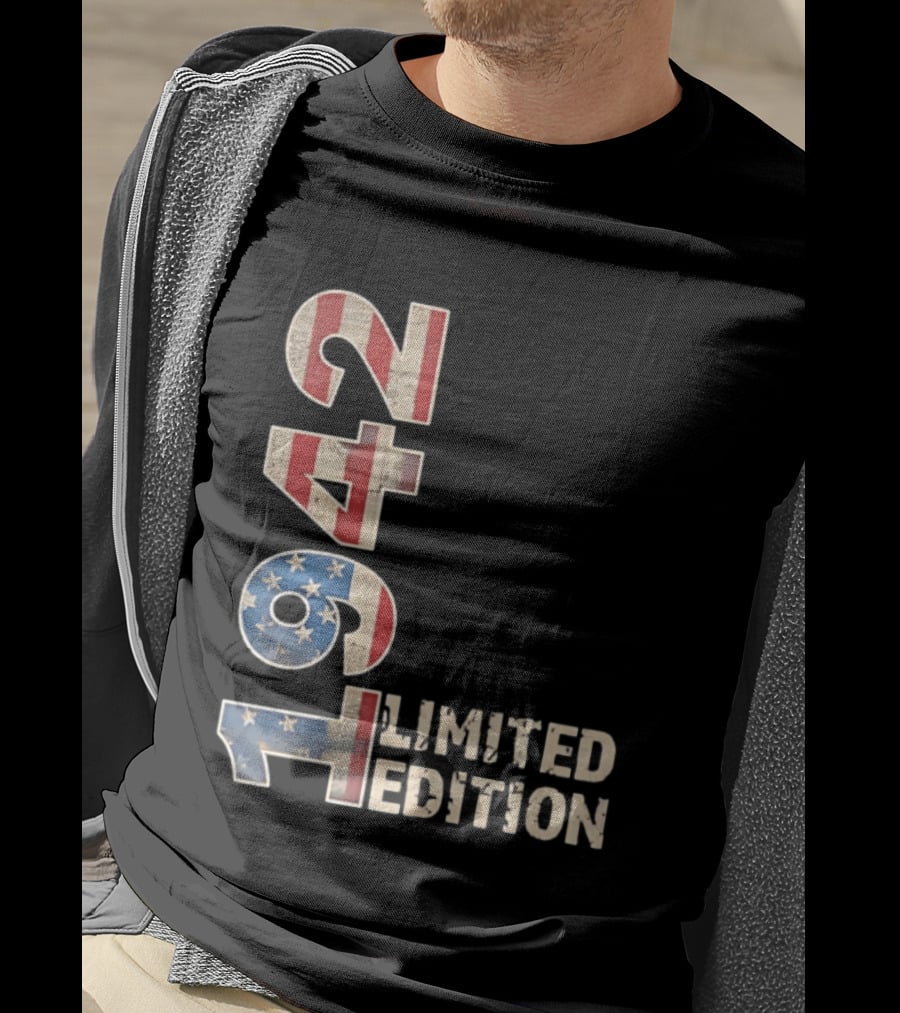 USA 1942 Limited Edition American Flag T-Shirt