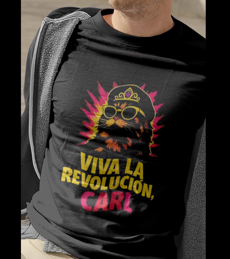 Viva La Revolucion Carl Dungeon Crawler Carl Cat Revolution T-Shirt
