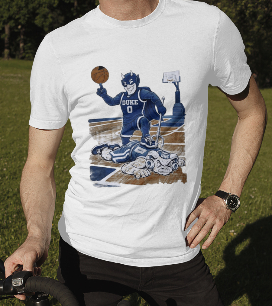 Duke Blue Devils Victory Over UNC Tar Heels Basketball Rivalry T-Shirt