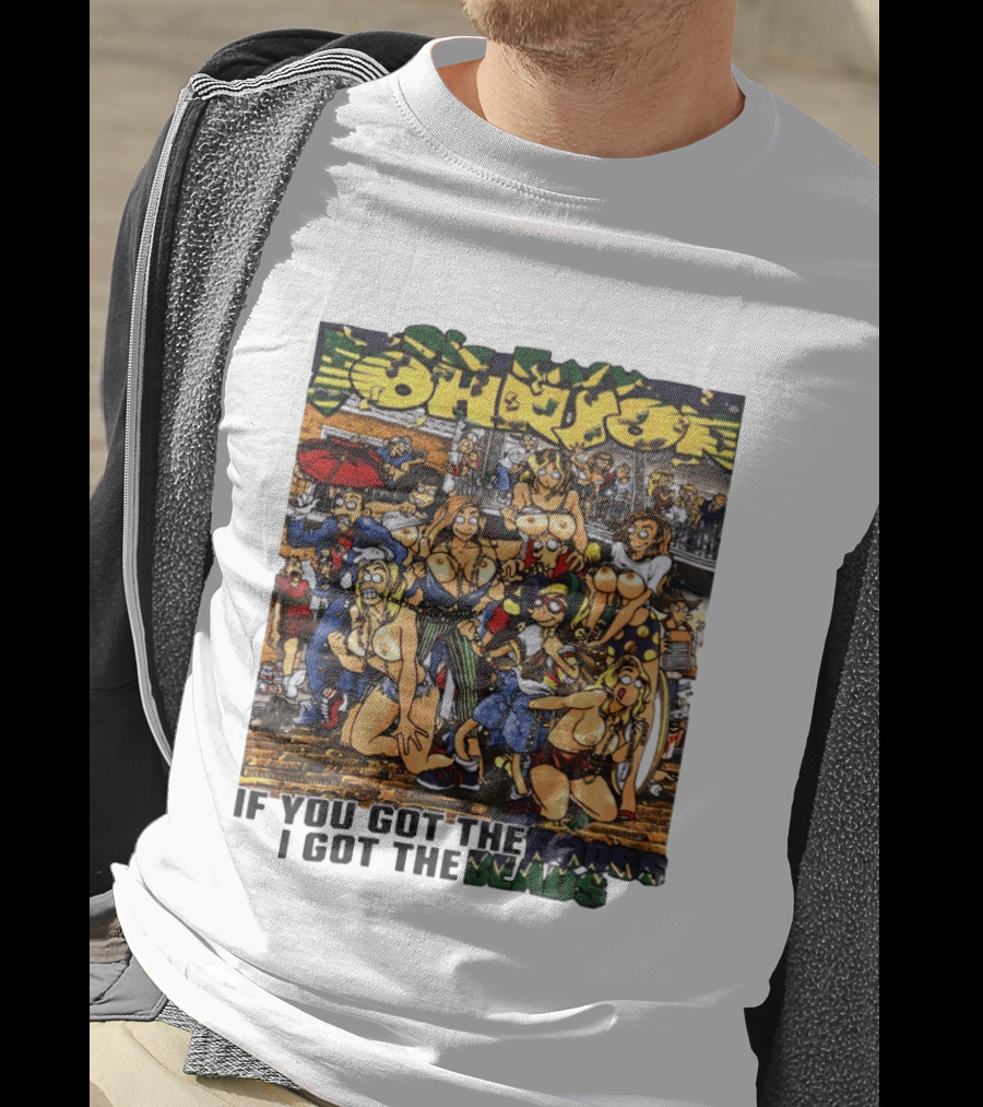 Big Johnson If You Got The Boobs I Got The Beads Mardi Gras Party T-Shirt