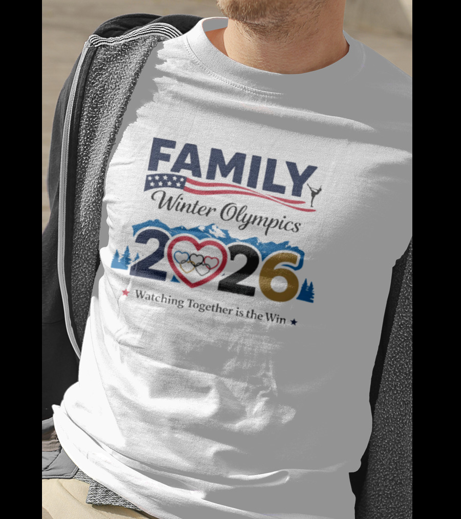 Family Winter Olympics 2026 Ing Together Is The Win T-Shirt
