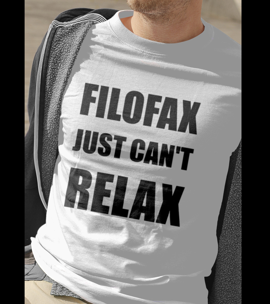 FILOFAX Just Can't Relax T-Shirt