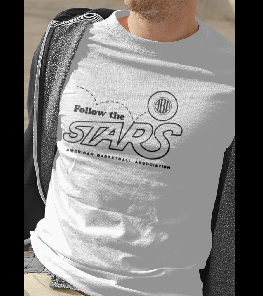 Follow The Stars ABA American Basketball Association T-Shirt
