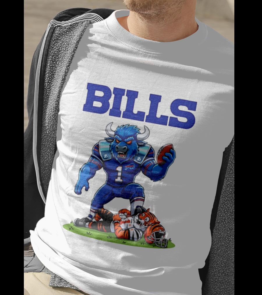Buffalo Bills Dominating Victory Over Cincinnati Bengals Football Rivalry T-Shirt