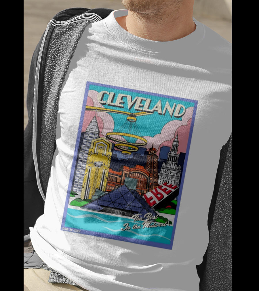 Cleveland The Best In The Midwest Only In Clev T-Shirt