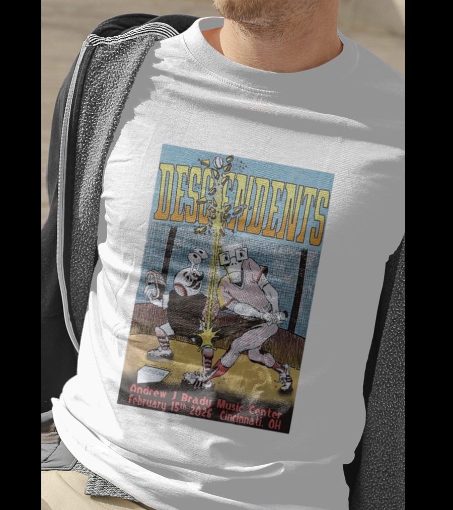 Descendents Andrew J Brady Music Center February 15 2026 Cincinnati OH T-Shirt