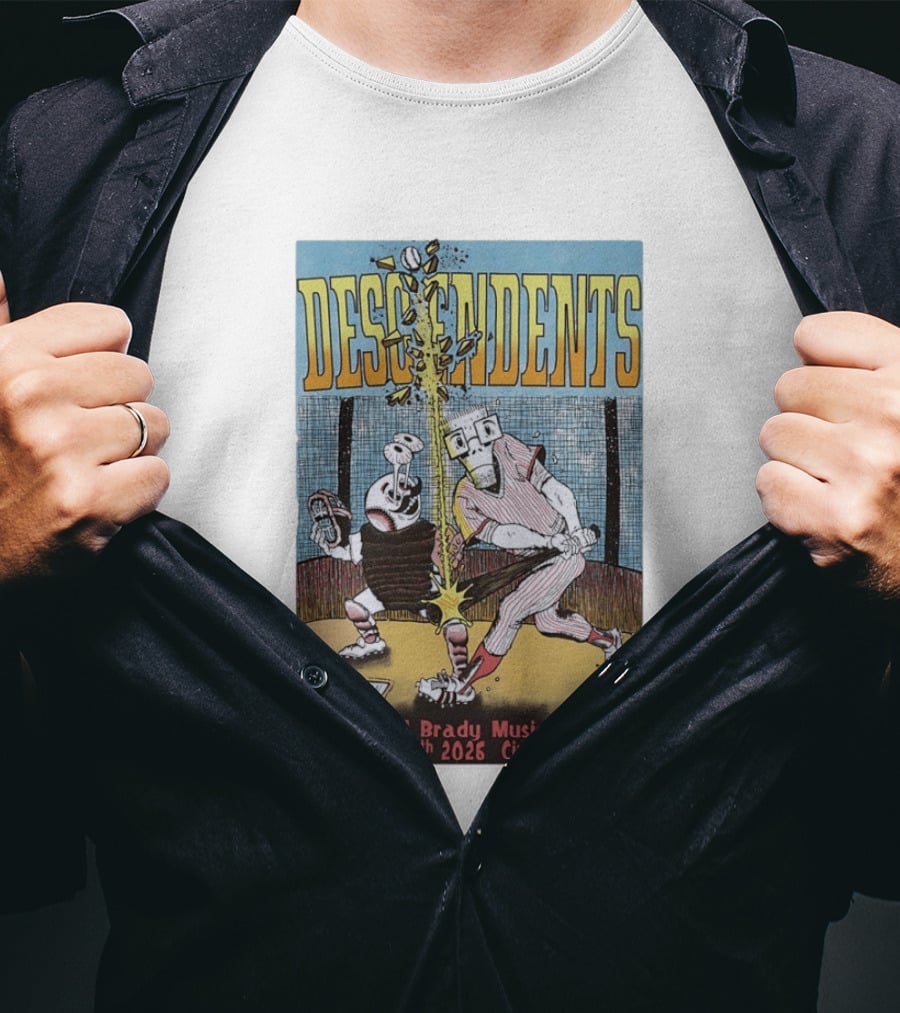 Descendents Andrew J Brady Music Center February 15 2026 Cincinnati OH T-Shirt