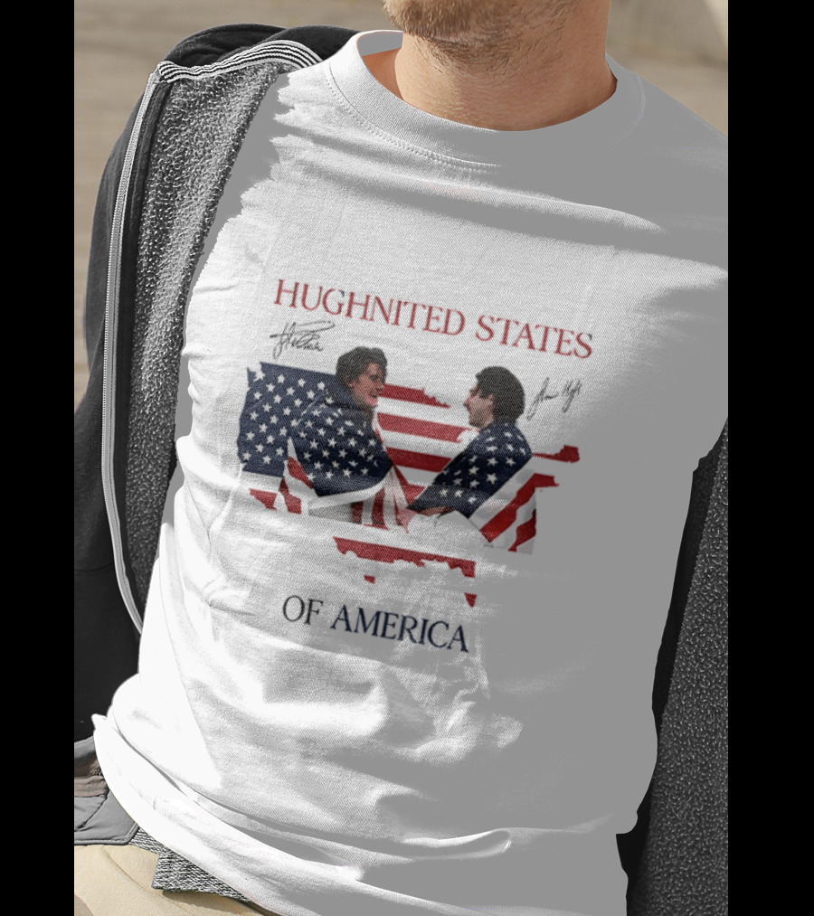Hughnited States Of America Jack Hughes Quinn Hughes T-Shirt
